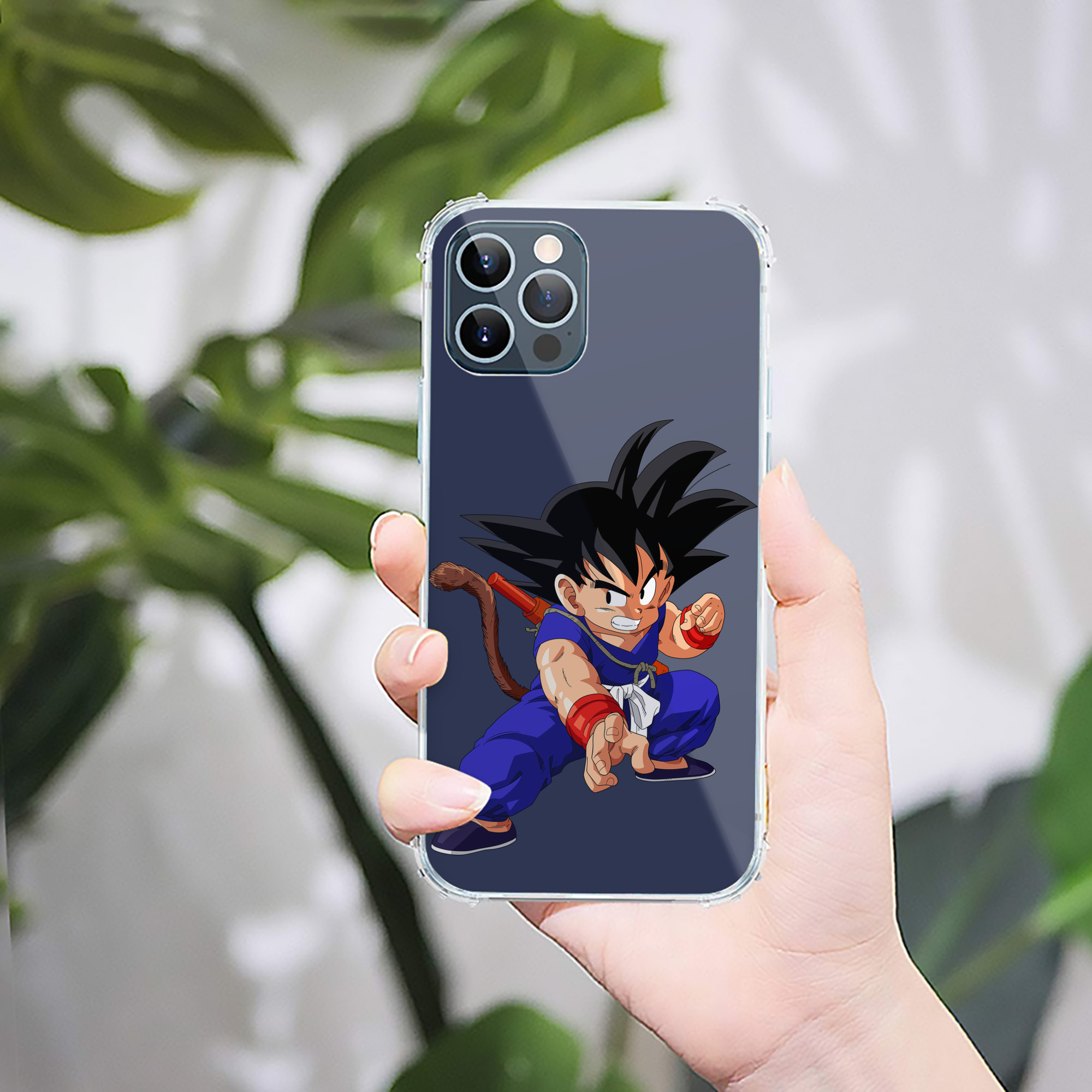 （画像用） ドラゴンボール 孫悟空（そん ごくう）Son Goku カカロット DRAGON BALL Kakarotto 【iPhone 12シリーズ対応】透明スマホケース（クリアソフトケース）